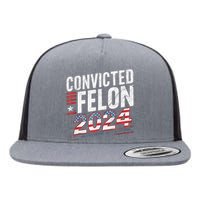 Im Voting For The Convicted Felon This November Flat Bill Trucker Hat