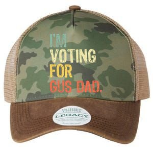 IM Voting For Gus Dad Vote Harris Walz 2024 Election Waltz Legacy Tie Dye Trucker Hat