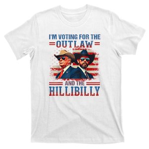 IM Voting For The Outlaw And The Hillbilly Trump Vance 2024 T-Shirt