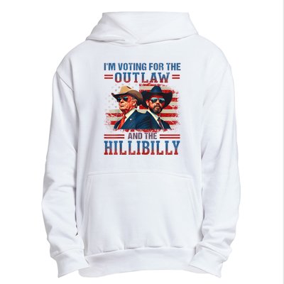 IM Voting For The Outlaw And The Hillbilly Trump Vance 2024 Urban Pullover Hoodie