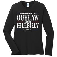 Im Voting For The Outlaw And The Hillbilly 2024 Ladies Long Sleeve Shirt