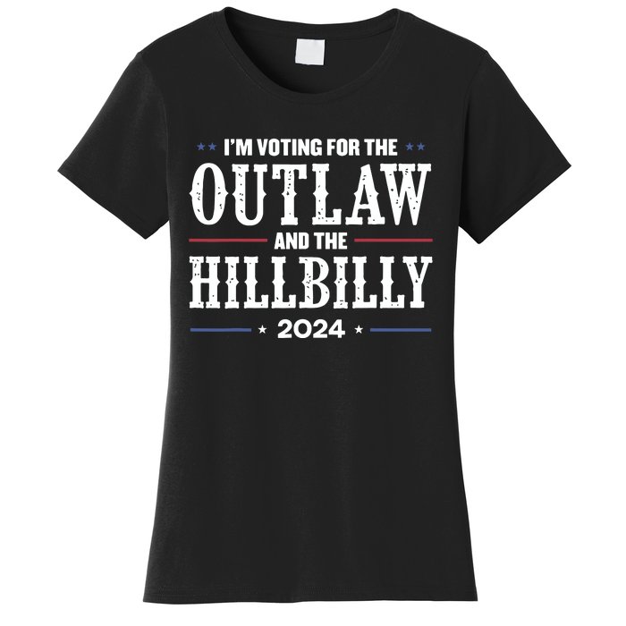 Im Voting For The Outlaw And The Hillbilly 2024 Women's T-Shirt