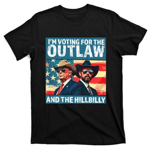 Im Voting For The Outlaw And The Hillbilly On Back T-Shirt