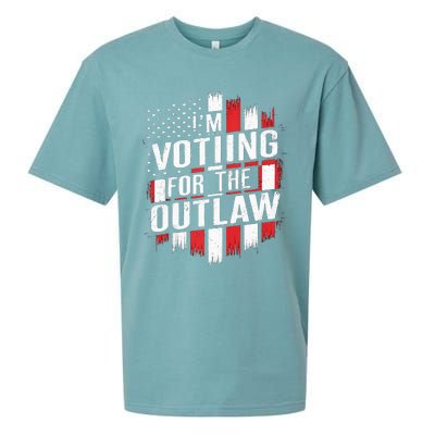 IM Voting For The Outlaw Wanted For President Sueded Cloud Jersey T-Shirt