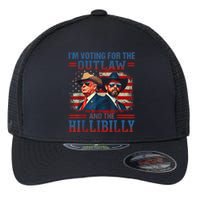 IM Voting For The Outlaw And The Hillbilly Trump Vance 2024 Flexfit Unipanel Trucker Cap