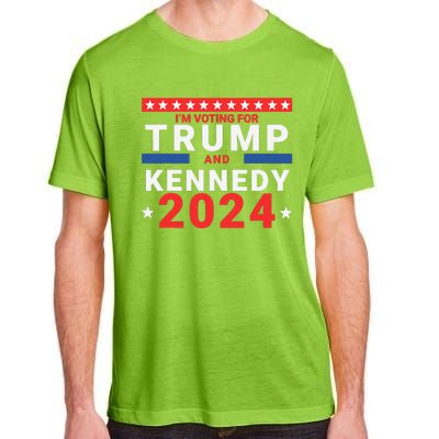 IM Voting For Trump And Kennedy 2024 Adult ChromaSoft Performance T-Shirt