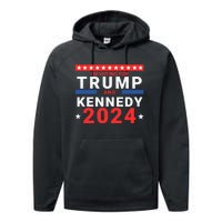 IM Voting For Trump And Kennedy 2024 Performance Fleece Hoodie