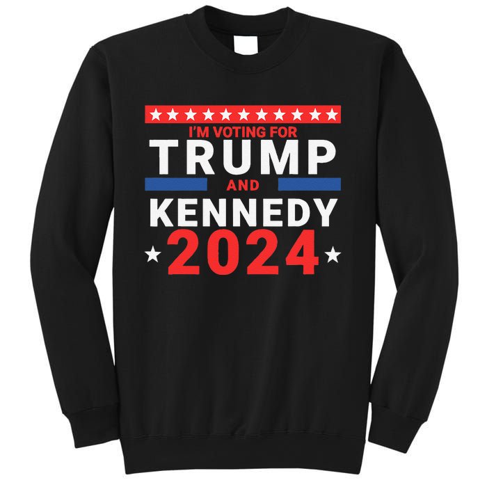 IM Voting For Trump And Kennedy 2024 Sweatshirt