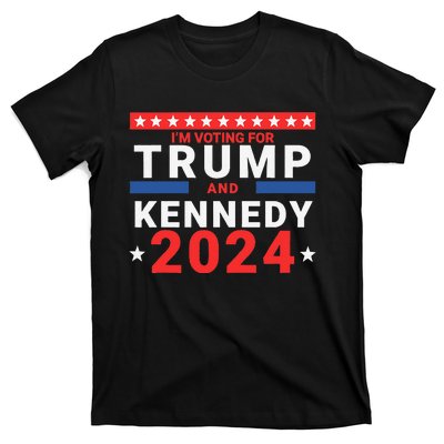 IM Voting For Trump And Kennedy 2024 T-Shirt