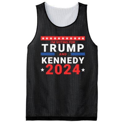 IM Voting For Trump And Kennedy 2024 Mesh Reversible Basketball Jersey Tank