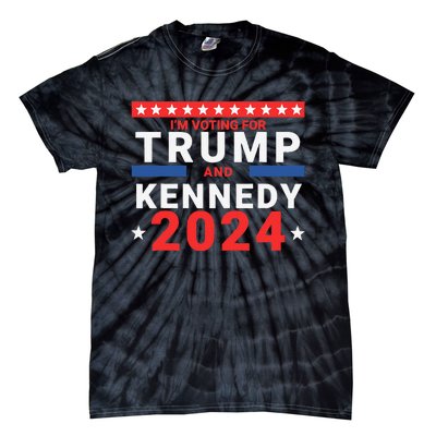 IM Voting For Trump And Kennedy 2024 Tie-Dye T-Shirt