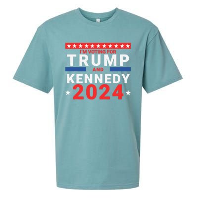 IM Voting For Trump And Kennedy 2024 Sueded Cloud Jersey T-Shirt