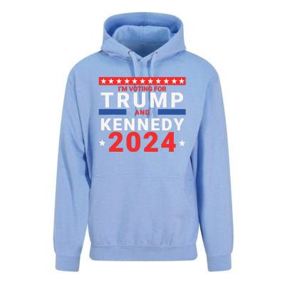 IM Voting For Trump And Kennedy 2024 Unisex Surf Hoodie