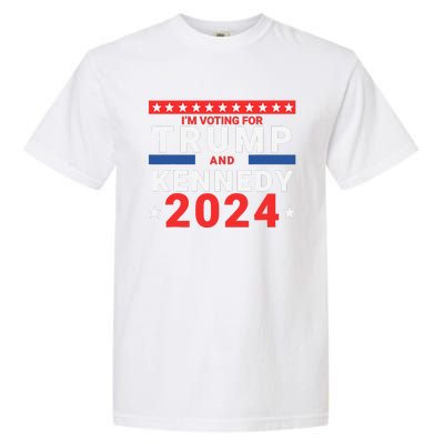 IM Voting For Trump And Kennedy 2024 Garment-Dyed Heavyweight T-Shirt