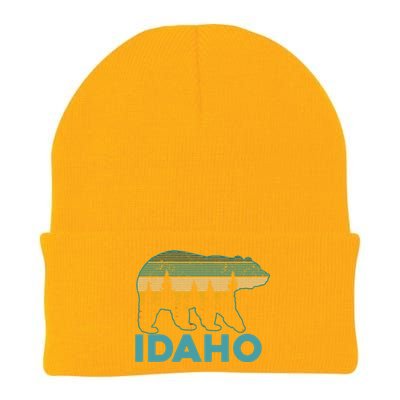 Idaho Vintage Grizzly Bear Souvenir Gift Knit Cap Winter Beanie