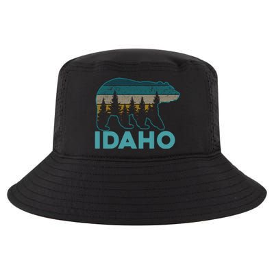 Idaho Vintage Grizzly Bear Souvenir Gift Cool Comfort Performance Bucket Hat