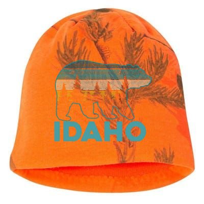 Idaho Vintage Grizzly Bear Souvenir Gift Kati - Camo Knit Beanie