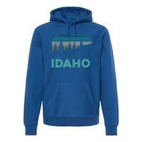 Idaho Vintage Grizzly Bear Souvenir Gift Premium Hoodie