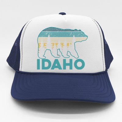 Idaho Vintage Grizzly Bear Souvenir Gift Trucker Hat