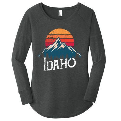 Idaho Vintage Gift Women's Perfect Tri Tunic Long Sleeve Shirt