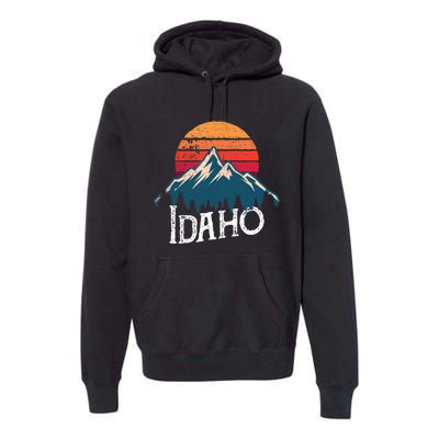 Idaho Vintage Gift Premium Hoodie