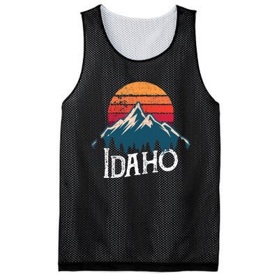 Idaho Vintage Gift Mesh Reversible Basketball Jersey Tank