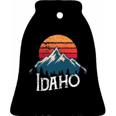 Idaho Vintage Gift Ceramic Bell Ornament