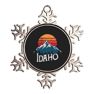 Idaho Vintage Gift Metallic Star Ornament