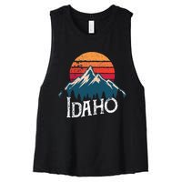 Idaho Vintage Gift Women's Racerback Cropped Tank