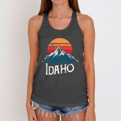 Idaho Vintage Gift Women's Knotted Racerback Tank