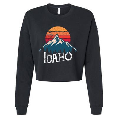 Idaho Vintage Gift Cropped Pullover Crew