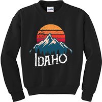 Idaho Vintage Gift Kids Sweatshirt