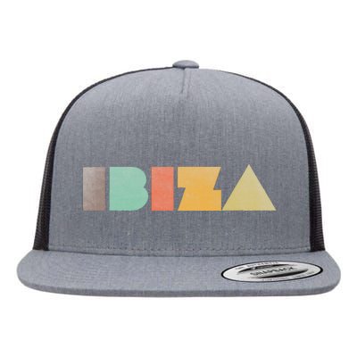 Ibiza Vintage Flat Bill Trucker Hat