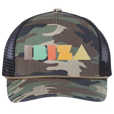 Ibiza Vintage Retro Rope Trucker Hat Cap