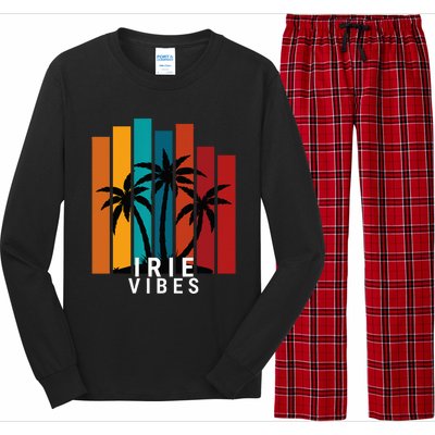 Irie Vibes Island Tropical Outfit Long Sleeve Pajama Set