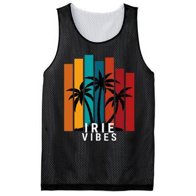 Irie Vibes Island Tropical Outfit Mesh Reversible Basketball Jersey Tank