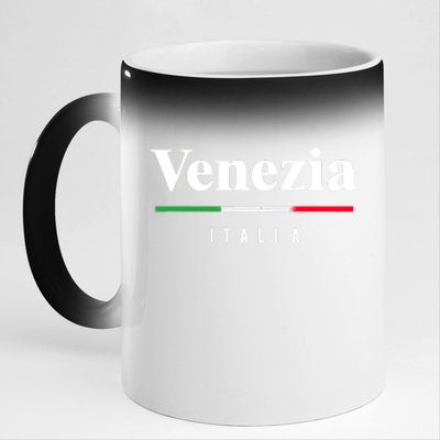 Italy Venice 11oz Black Color Changing Mug