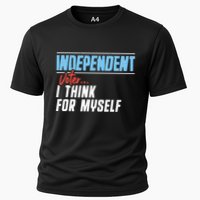 Independent Voter I Think For Myself Cooling Performance Crew T-Shirt