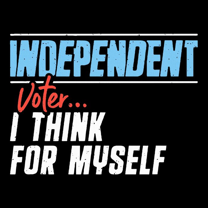 Independent Voter I Think For Myself 16 in Basic Backpack
