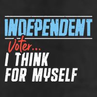 Independent Voter I Think For Myself Golf Towel