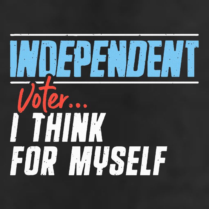 Independent Voter I Think For Myself Golf Towel