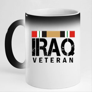 Iraq Veteran 11oz Black Color Changing Mug