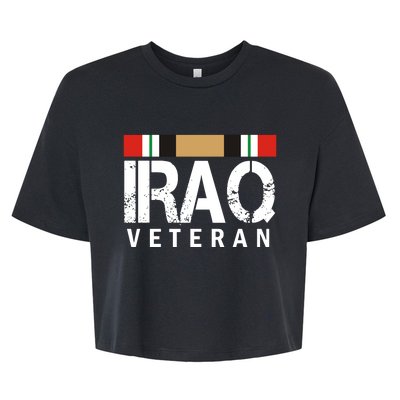 Iraq Veteran Bella+Canvas Jersey Crop Tee