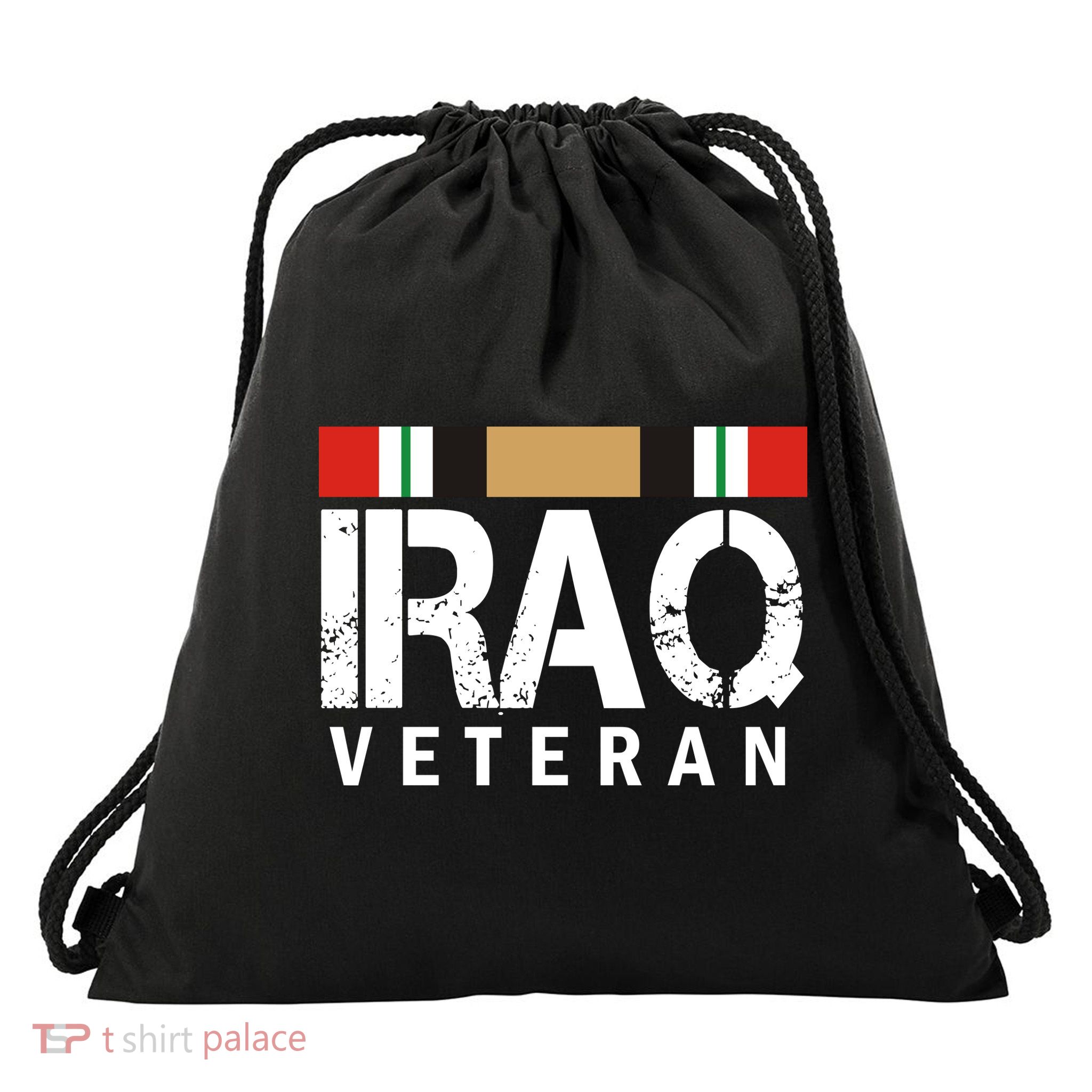 Iraq Veteran Drawstring Bag