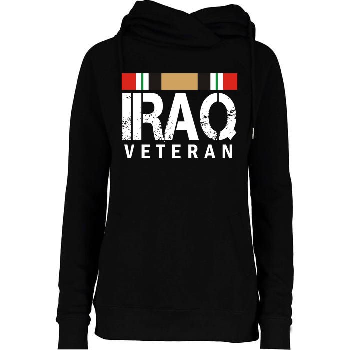 Iraq Veteran Womens Funnel Neck Pullover Hood