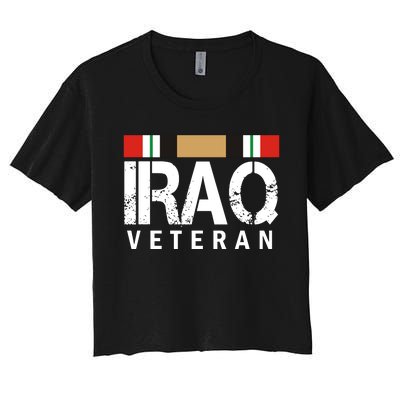 Iraq Veteran Women's Crop Top Tee