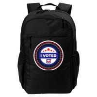 I Voted Nov 2024 Usa Elections Pro Democracy Daily Commute Backpack