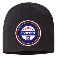 I Voted Nov 2024 Usa Elections Pro Democracy Sustainable Beanie