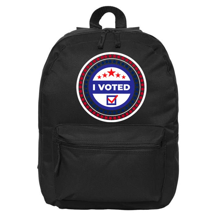 I Voted Nov 2024 Usa Elections Pro Democracy 16 in Basic Backpack