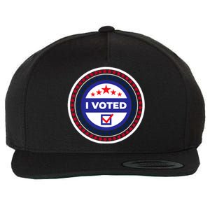 I Voted Nov 2024 Usa Elections Pro Democracy Wool Snapback Cap